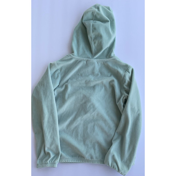 Nike Kids Zipper Jacket Girls 5–6 YRS Athletic Sports Green - Picture 4 of 5